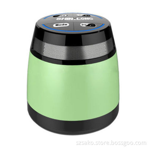 BT Small Round Bluetooth 3.0+DER 3W Portable Speaker, Good-quality, Long Time Work